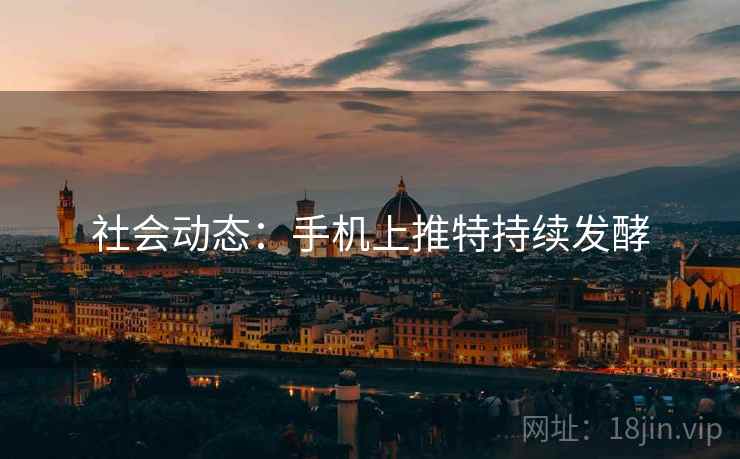 社会动态：手机上推特持续发酵